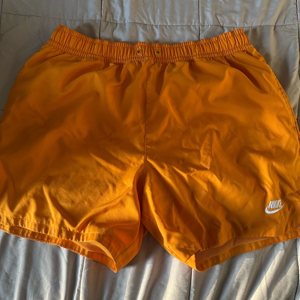 Nike Bright Orange Mesh Shorts